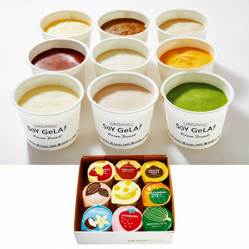 ＳＯＹ ＧｅＬＡ！ オーガニックアイス 100ml×9個