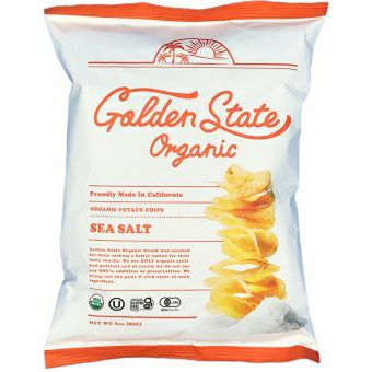 有機ポテトチップス シーソルト 85g｜Golden State Organic