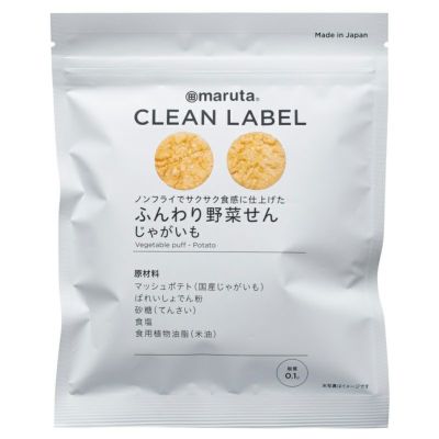 クリーンラベル ふんわり野菜せん じゃがいも 12g｜太田油脂（マルタ）