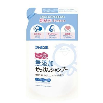  シャボン玉 無添加せっけんシャンプー泡タイプ詰替 420ml