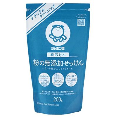 シャボン玉 粉の無添加せっけん 200g｜シャボン玉石けん