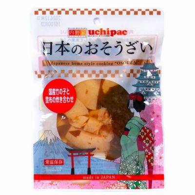 日本のおそうざい 国産竹の子と昆布の炊き合わせ 120g｜ウチノ