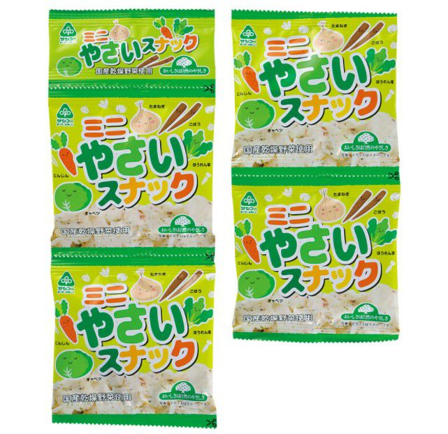 （４連）ミニやさいスナック 10g×4連｜サンコー