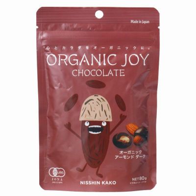 ＯＲＧＡＮＩＣ ＪＯＹ ＣＨＯＣＯＬＡＴＥ オーガニックアーモンドミルク 80g