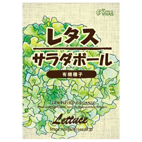 有機種子（ポルトガルVIVAS） レタス（サラダボール） 約240粒 【3～5月蒔き】｜ナチュラルライフステーション 