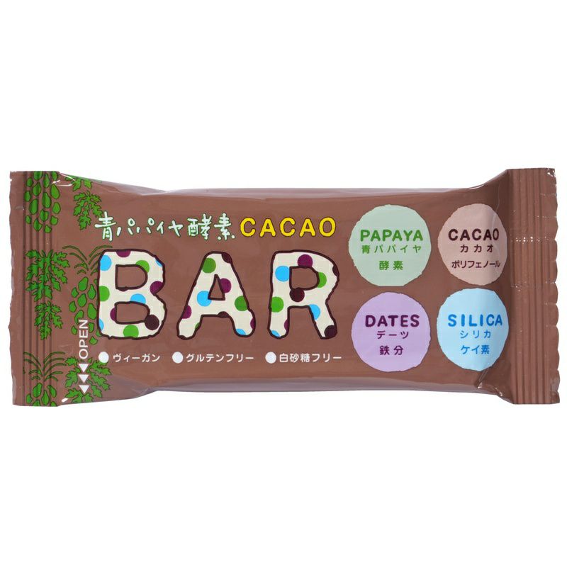 青パパイヤ酵素カカオバー 35g