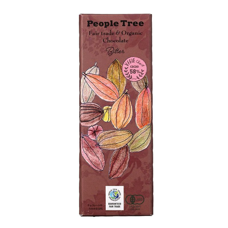 People Tree （有機ビター） フェアトレード・板チョコ 50g