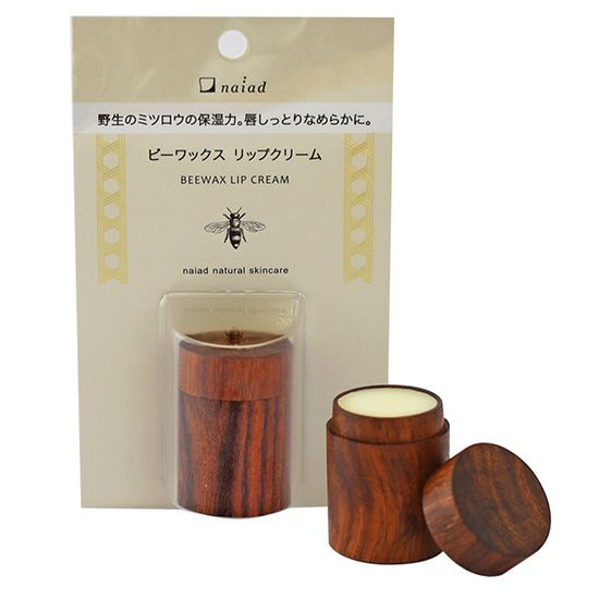 ビーワックスリップクリーム 10ml｜ナイアード