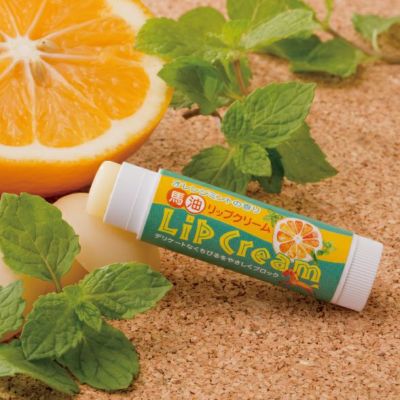 馬油リップクリーム（オレンジミントの香り） 4g