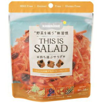 THIS IS SALAD にんじんの板グラノーラ フルーツ 80g